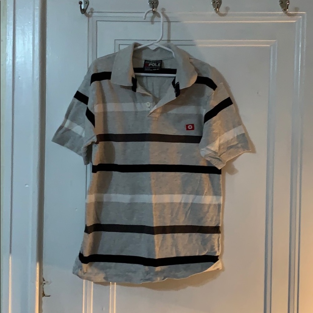 South Pole size 8 - 10 striped polo